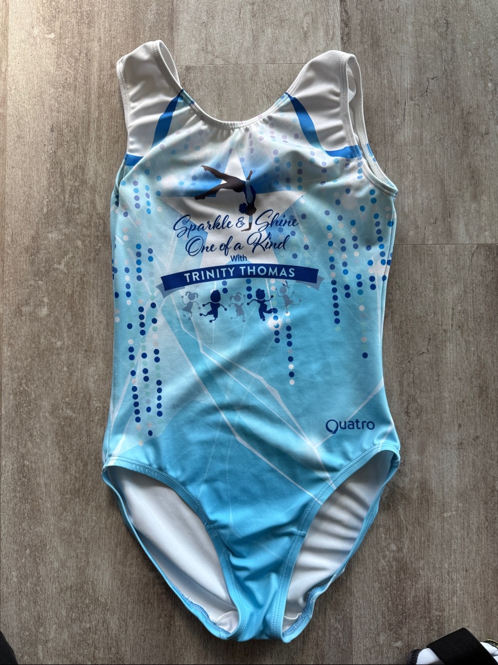 Quatro girls gymastics leotard